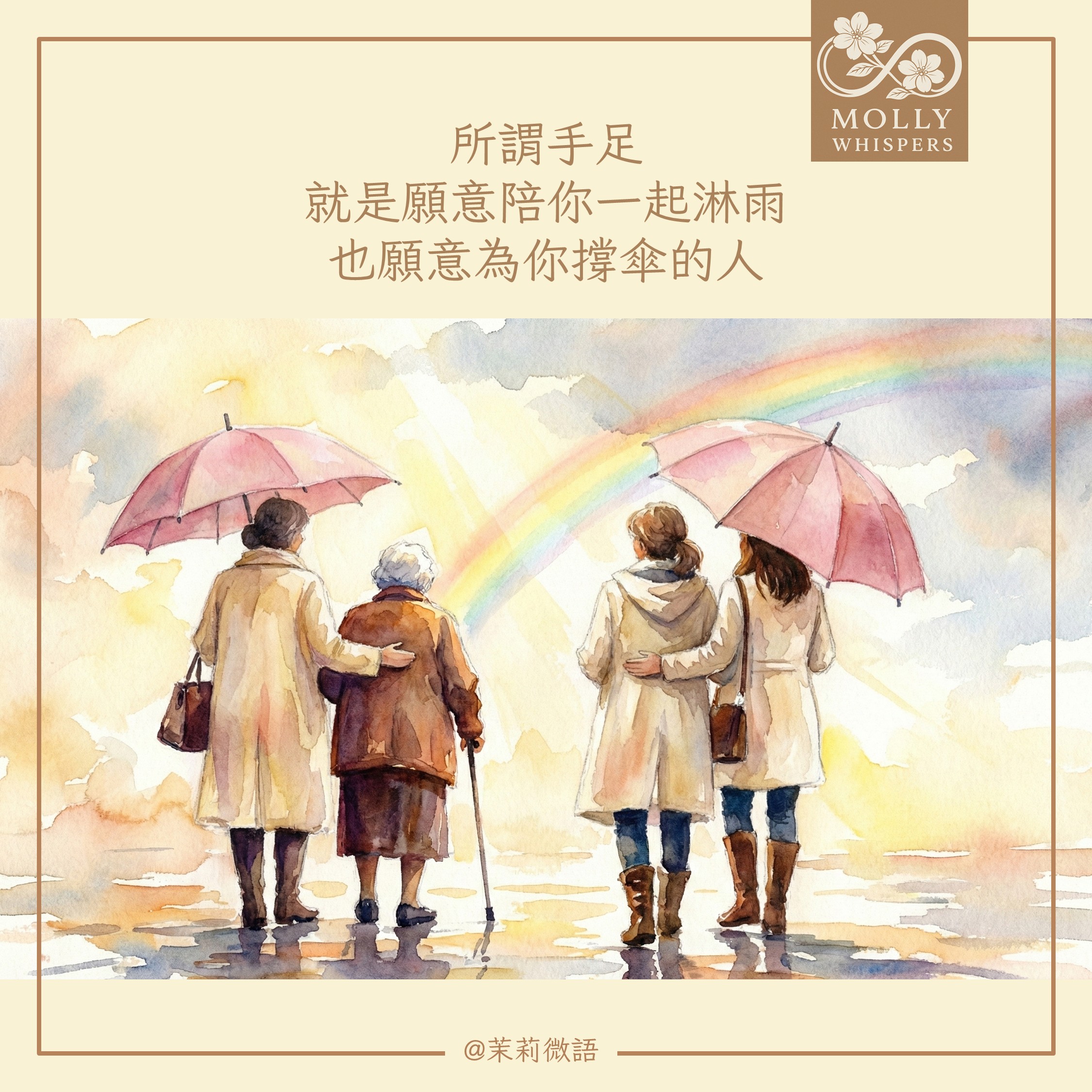 人生風雨,不用一個人獨自淋雨:感謝我最親愛的姊姊和妹妹