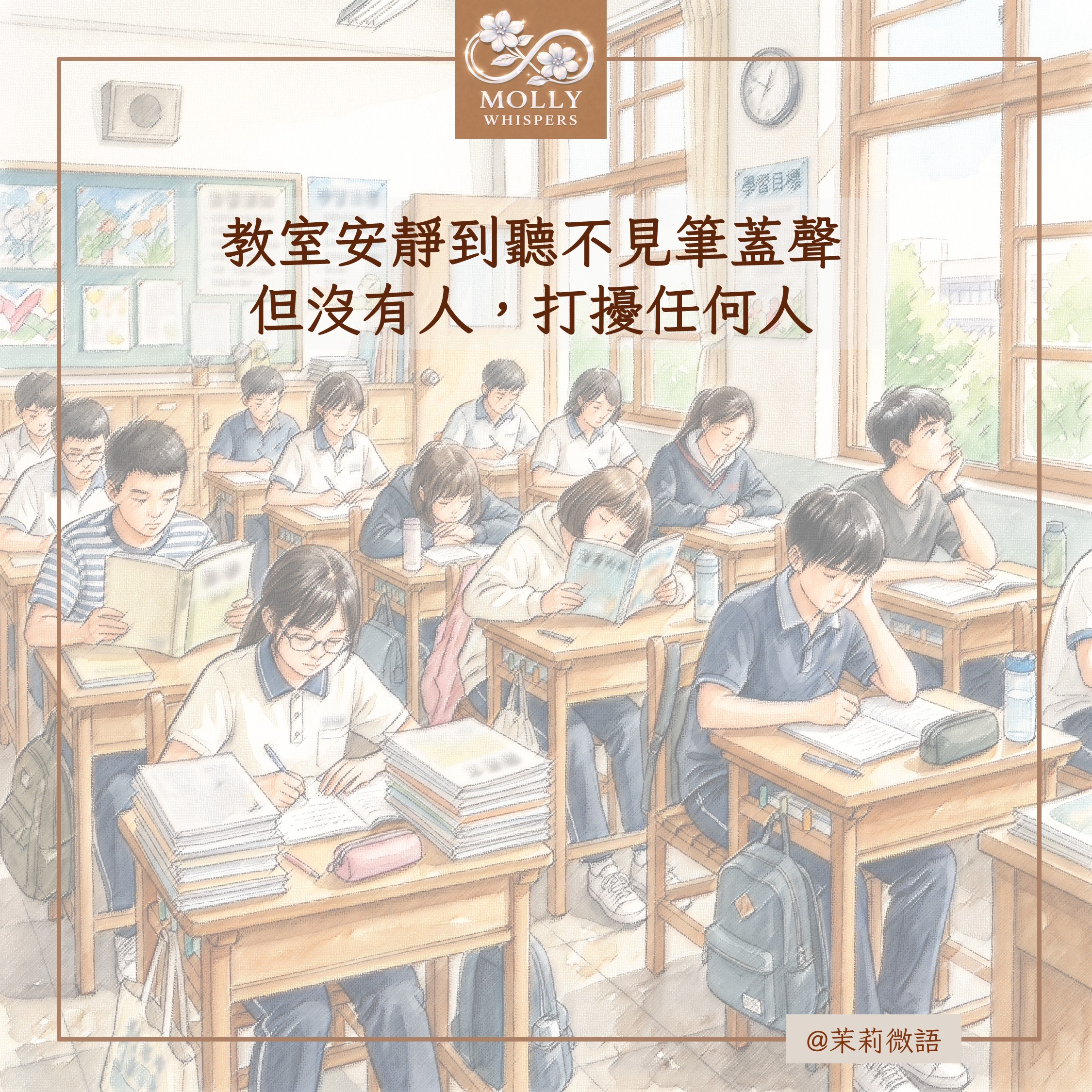 國三會考壓力 ～ 自習教室值班家長眼中的真實觀察筆記